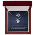 To My Amazing Wife - Love Knot Necklace